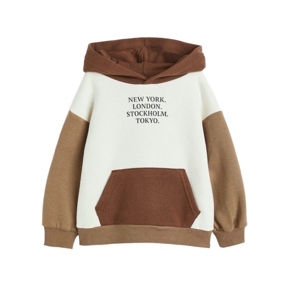H&M kids size 5T-6 colour-block hoodie